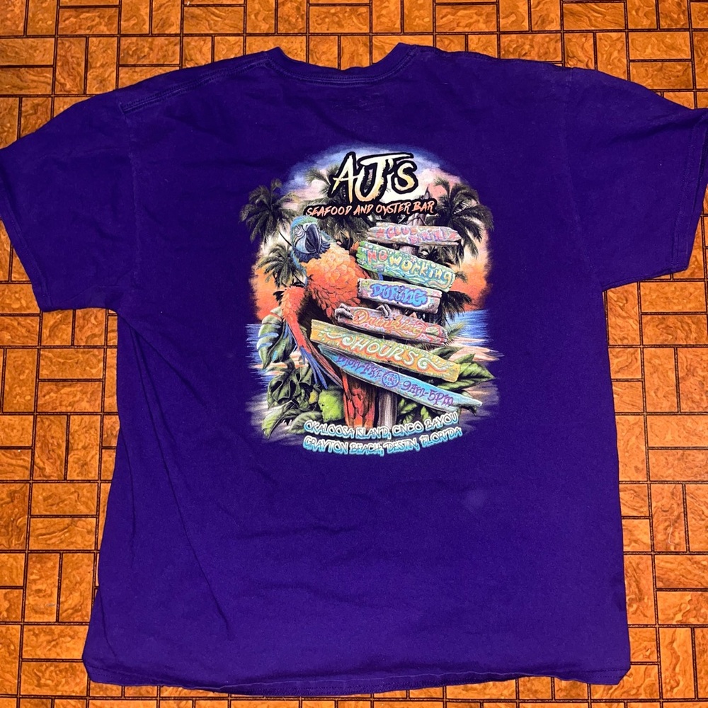 AJ's seafood shirt